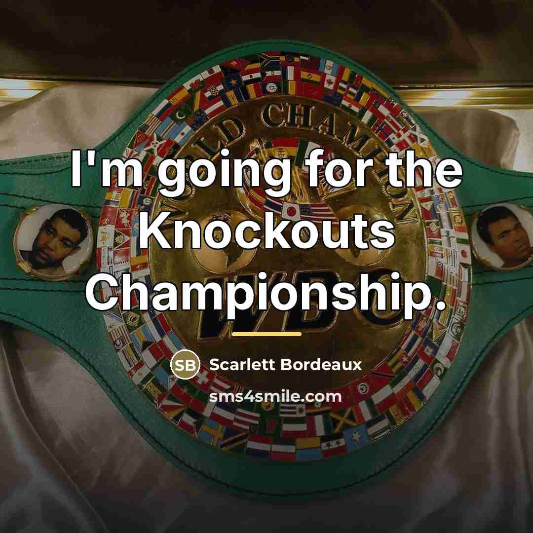 “I'm going for the Knockouts Championship.…” quote by Scarlett Bordeaux