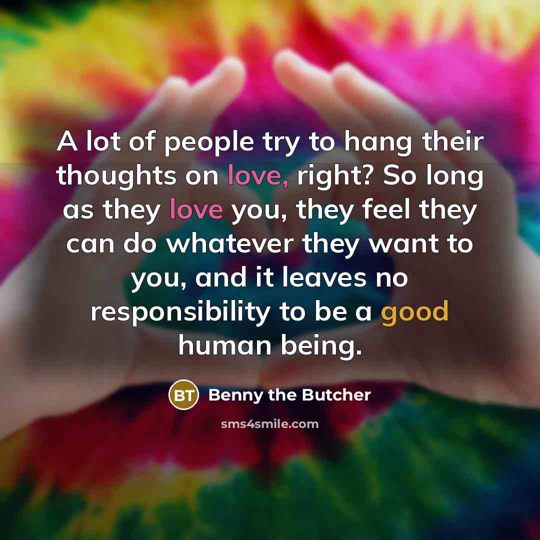 “A lot of people try to hang their thoughts on…” quote by Benny the Butcher