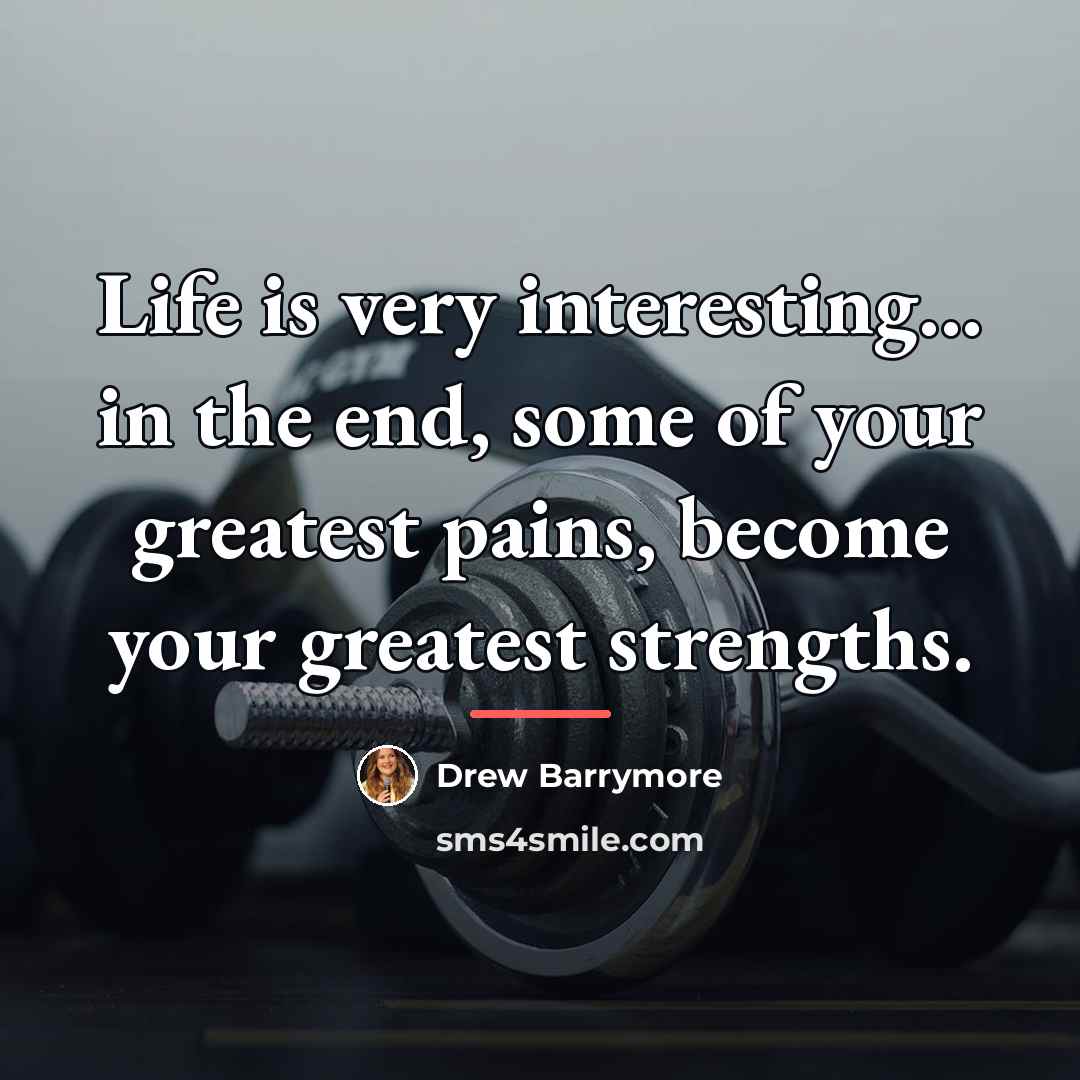 “Life is very interesting... in the end, some of your…” quote by Drew Barrymore