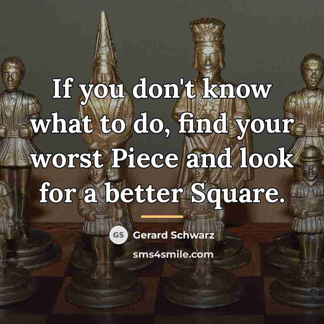 “If you don't know what to do, find your worst…” quote by Gerard Schwarz