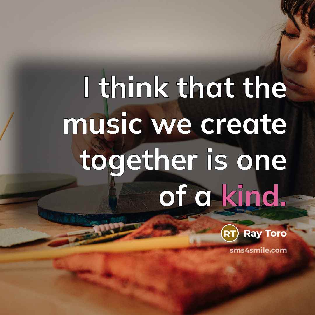 “I think that the music we create together is one of a kind.” quote by Ray Toro