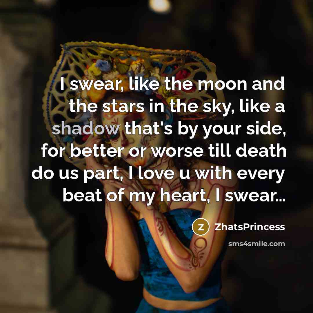 “I swear, like the moon and the stars in the…” quote by ZhatsPrincess