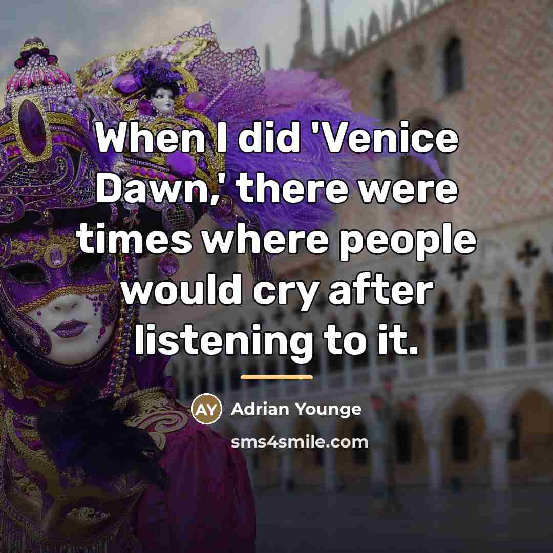 “When I did 'Venice Dawn,' there were times where people…” quote by Adrian Younge