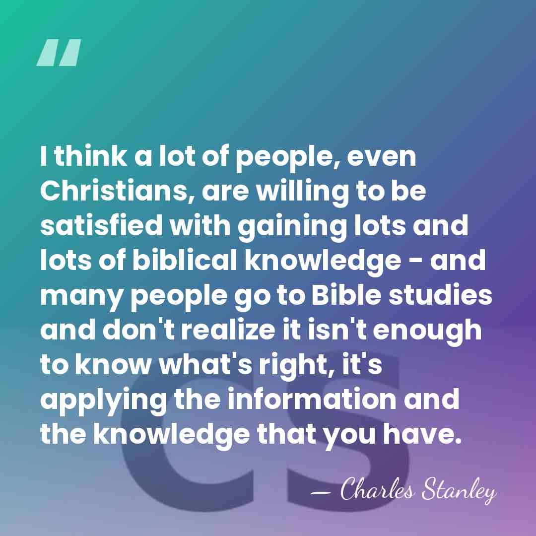 I think a lot of people, even Christians, are willing to be&hellip; - Charles Stanley