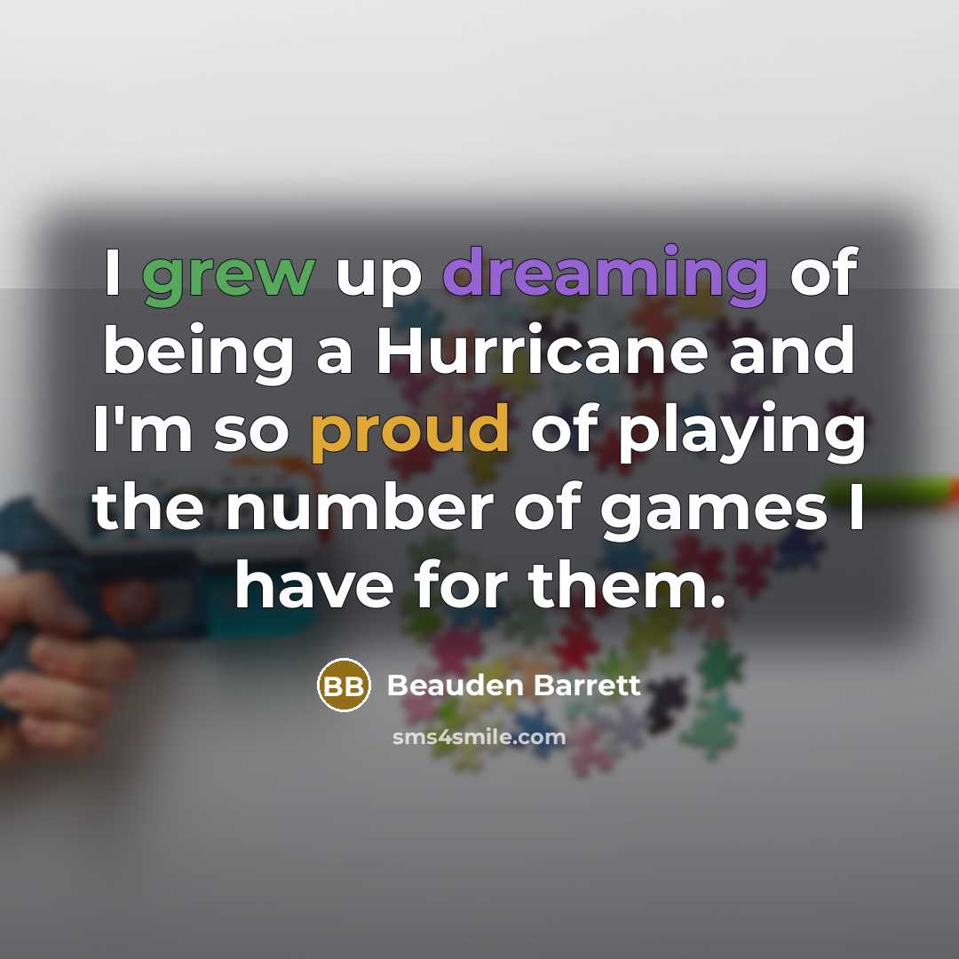 “I grew up dreaming of being a Hurricane and I'm…” quote by Beauden Barrett