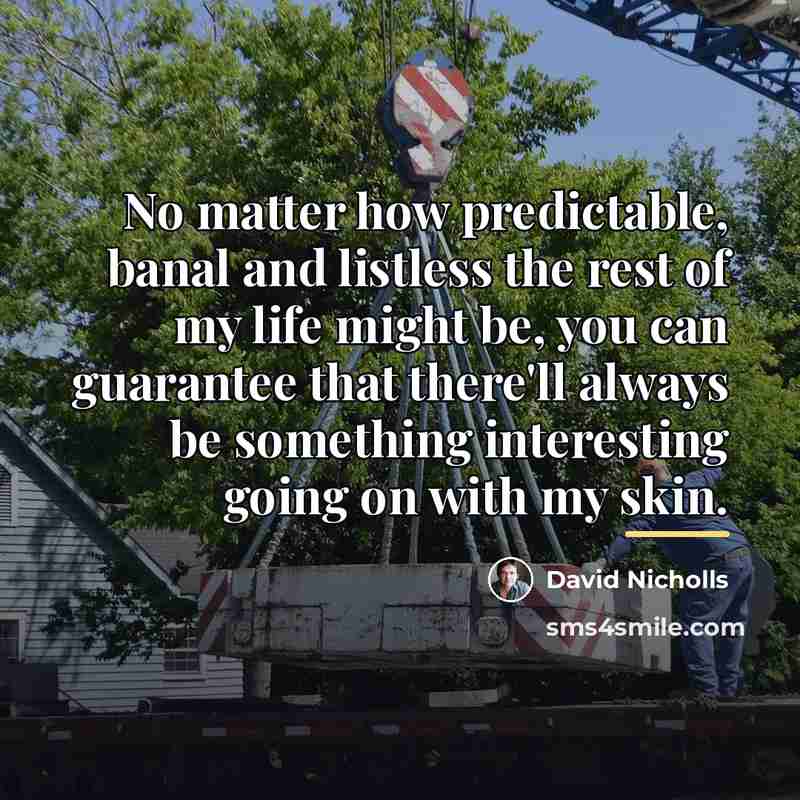“No matter how predictable, banal and listless the rest of…” quote by David Nicholls