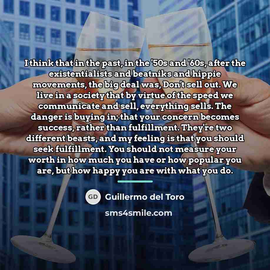 “I think that in the past, in the '50s and…” quote by Guillermo del Toro