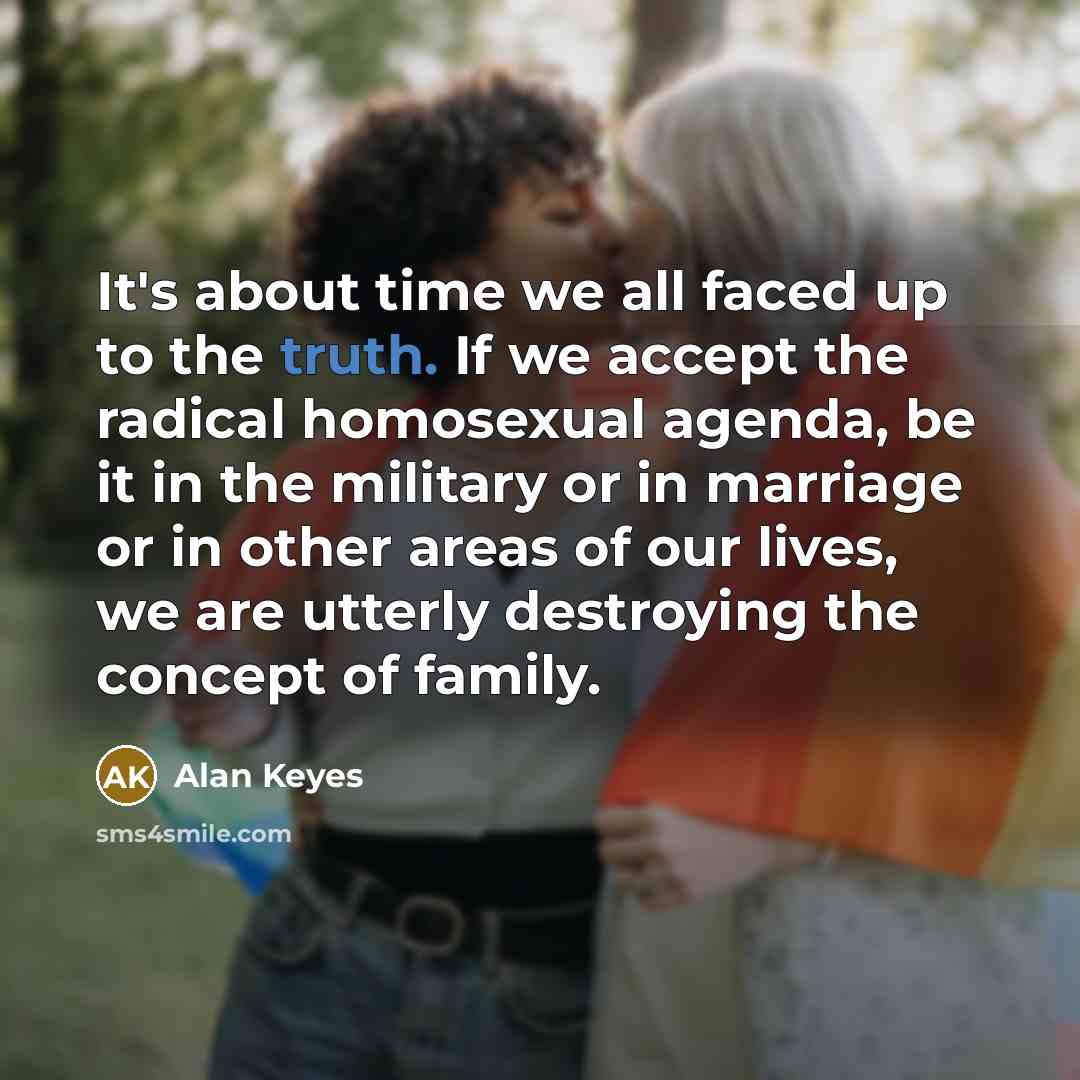 “It's about time we all faced up to the truth.…” quote by Alan Keyes