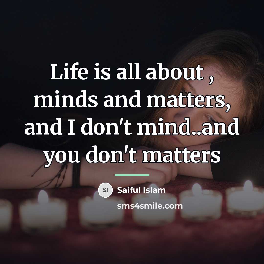 “Life is all about , minds and matters, and I…” quote by Saiful Islam