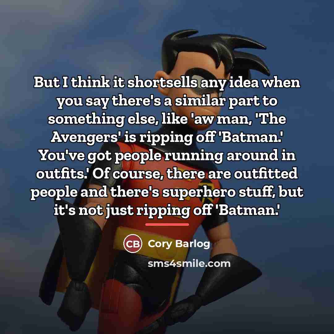 “But I think it shortsells any idea when you say…” quote by Cory Barlog