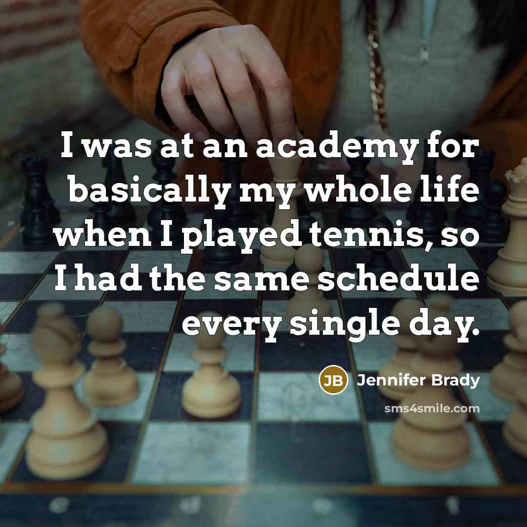 “I was at an academy for basically my whole life…” quote by Jennifer Brady
