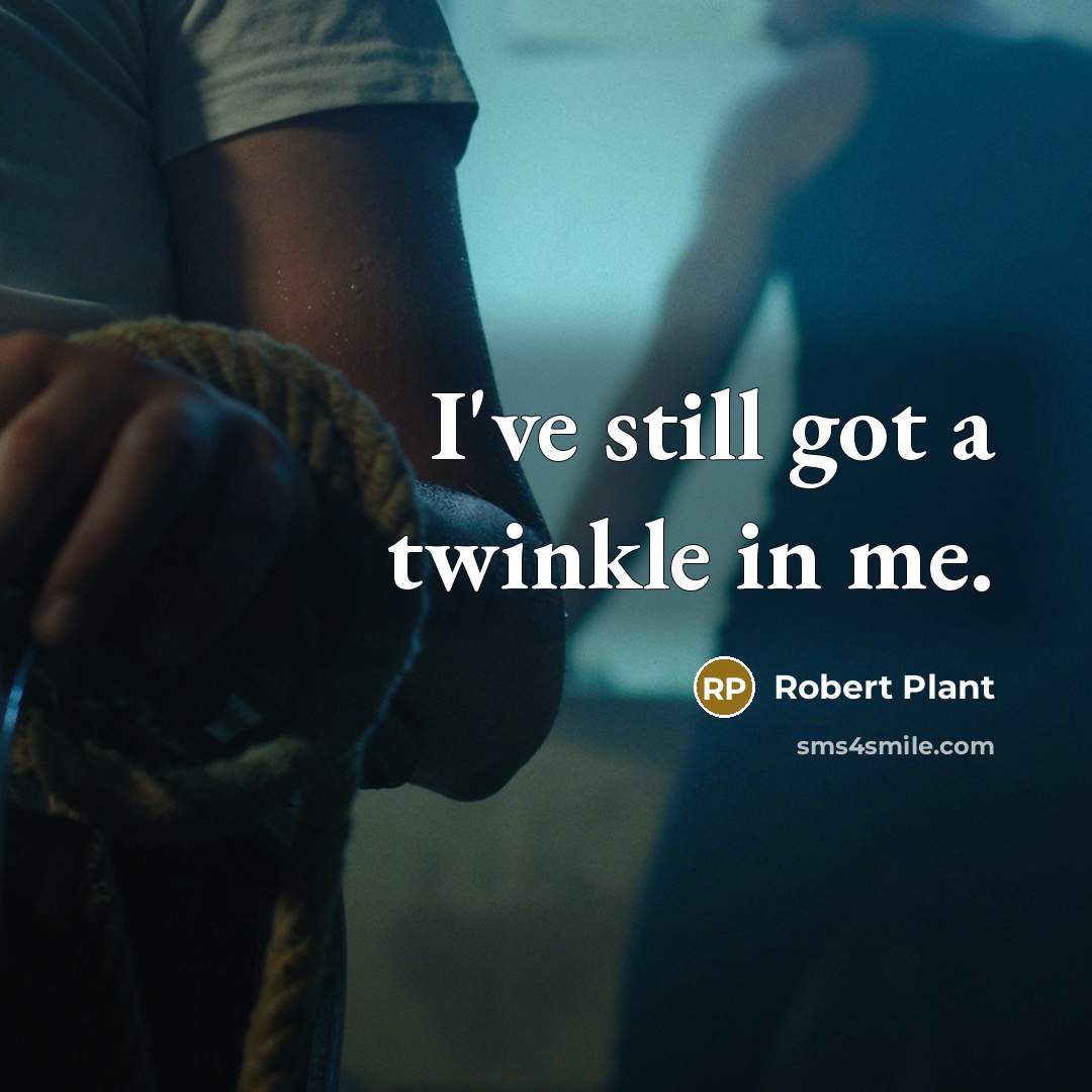 “I've still got a twinkle in me.…” quote by Robert Plant