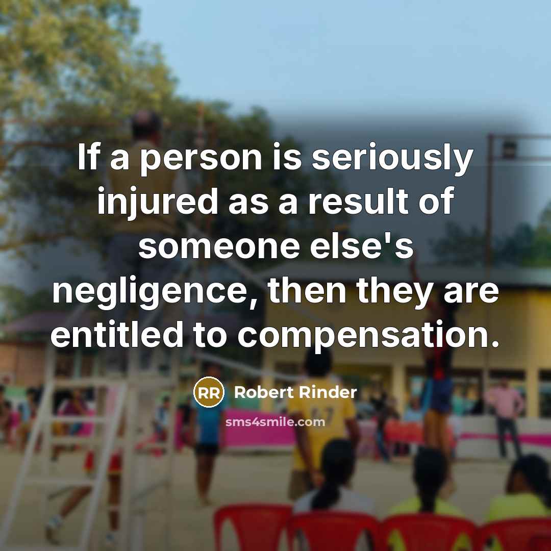 “If a person is seriously injured as a result of…” quote by Robert Rinder