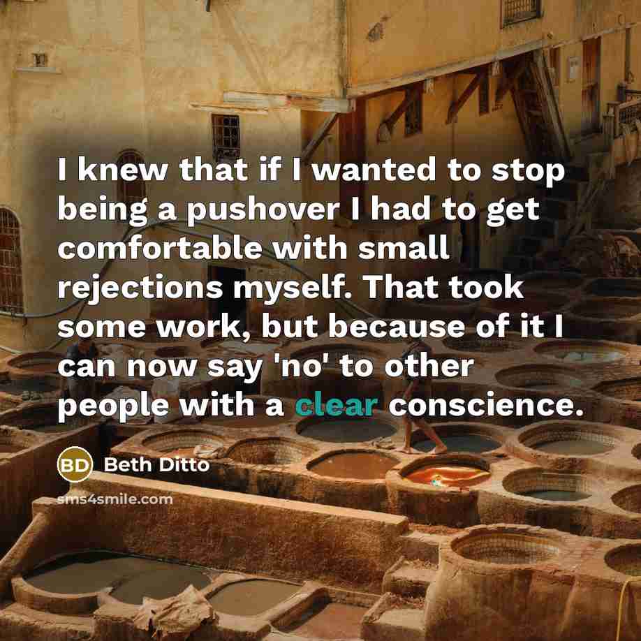 “I knew that if I wanted to stop being a…” quote by Beth Ditto
