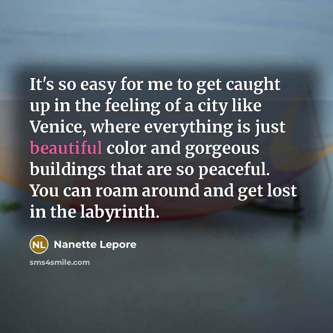 “It's so easy for me to get caught up in…” quote by Nanette Lepore