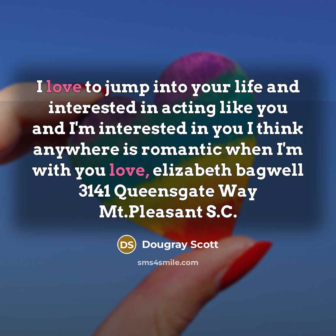 “I love to jump into your life and interested in…” quote by Dougray Scott