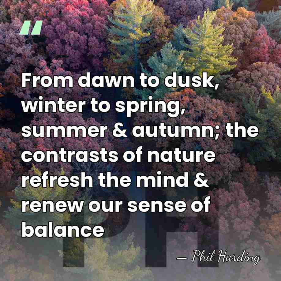 From dawn to dusk, winter to spring, summer & autumn; the contrasts&hellip; - Phil Harding