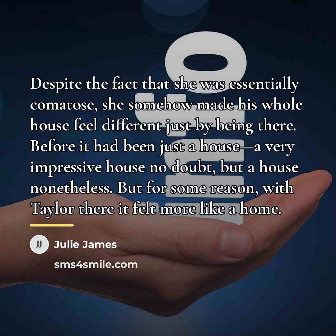 “Despite the fact that she was essentially comatose, she somehow…” quote by Julie James