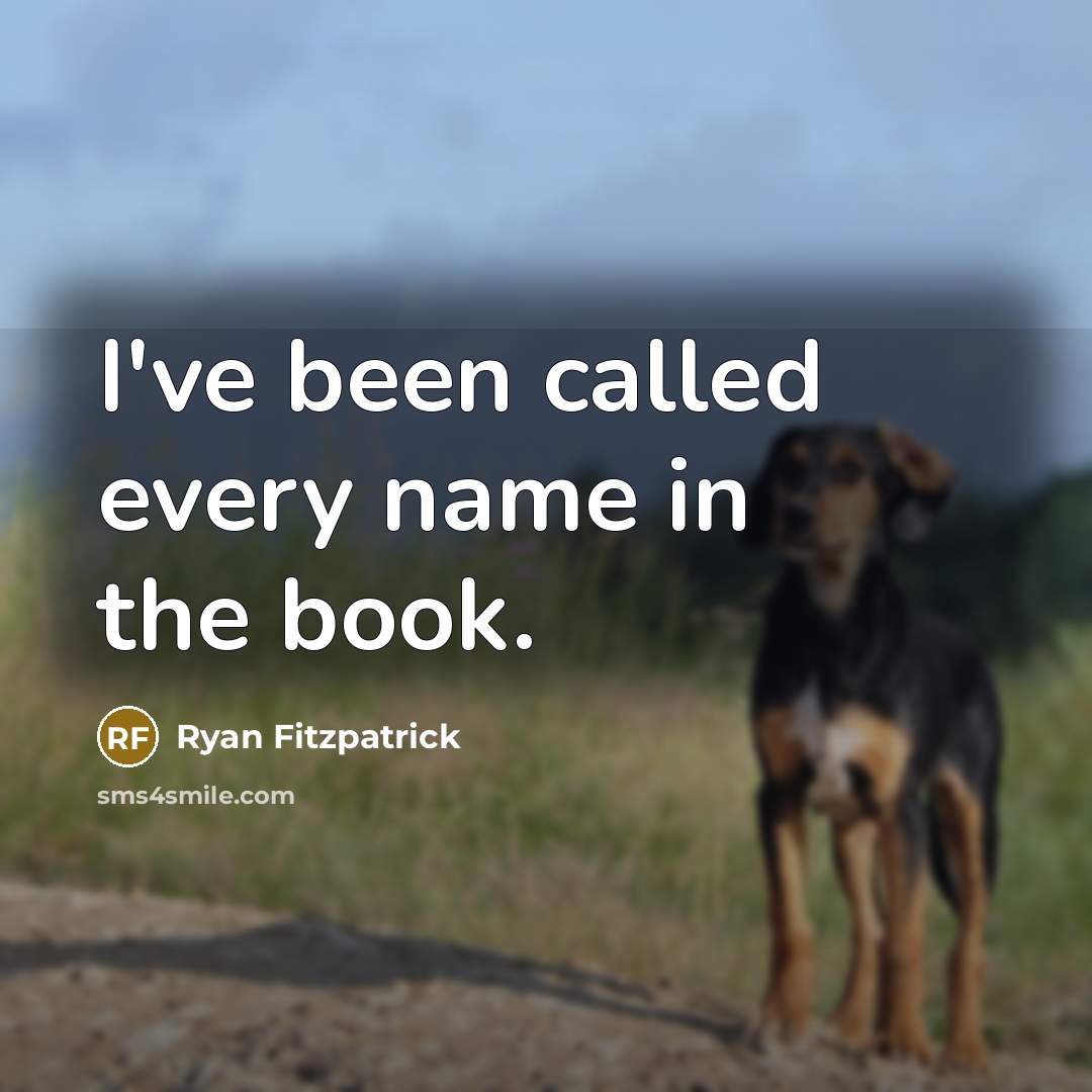 “I've been called every name in the book.…” quote by Ryan Fitzpatrick