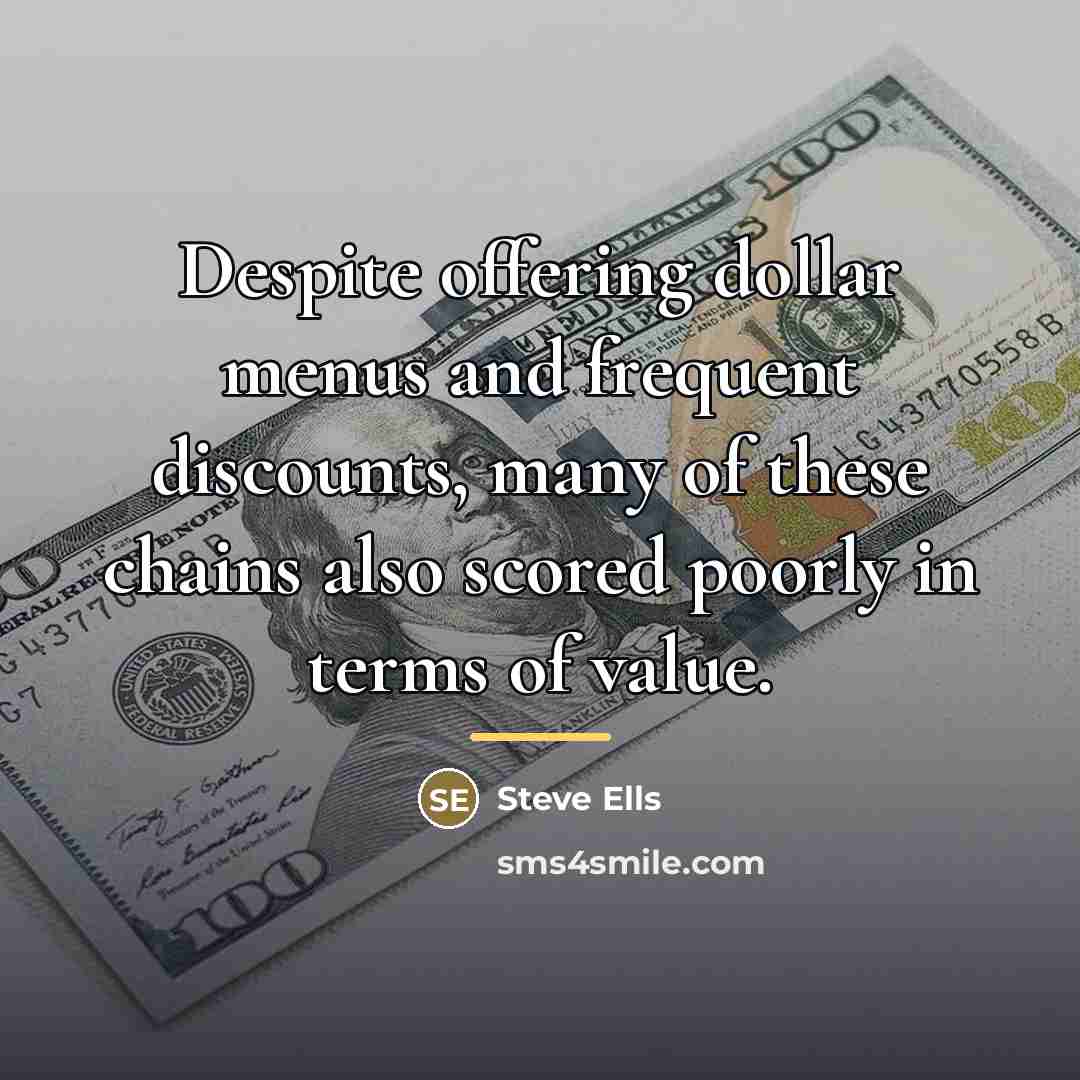 “Despite offering dollar menus and frequent discounts, many of these…” quote by Steve Ells