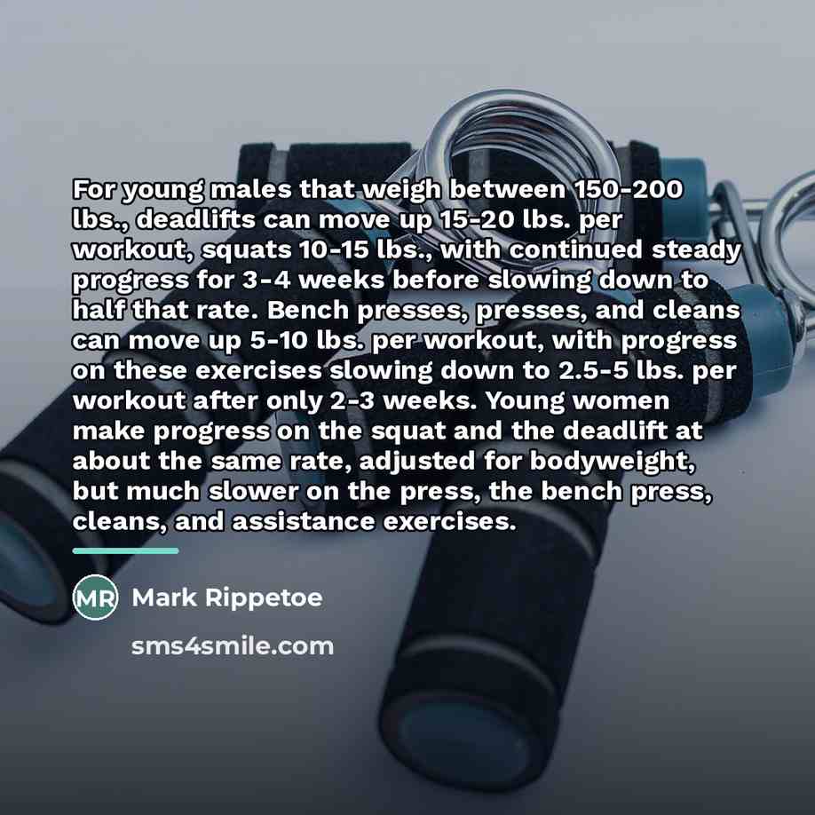 “For young males that weigh between 150-200 lbs., deadlifts can…” quote by Mark Rippetoe