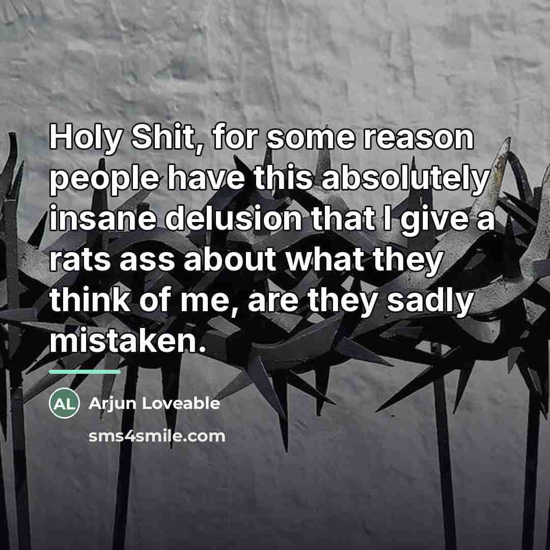 “Holy Shit, for some reason people have this absolutely insane…” quote by Arjun Loveable