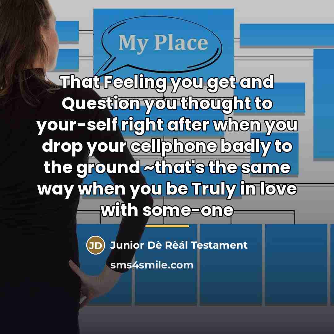 “That Feeling you get and Question you thought to your-self…” quote by Junior Dè Rèál Testament