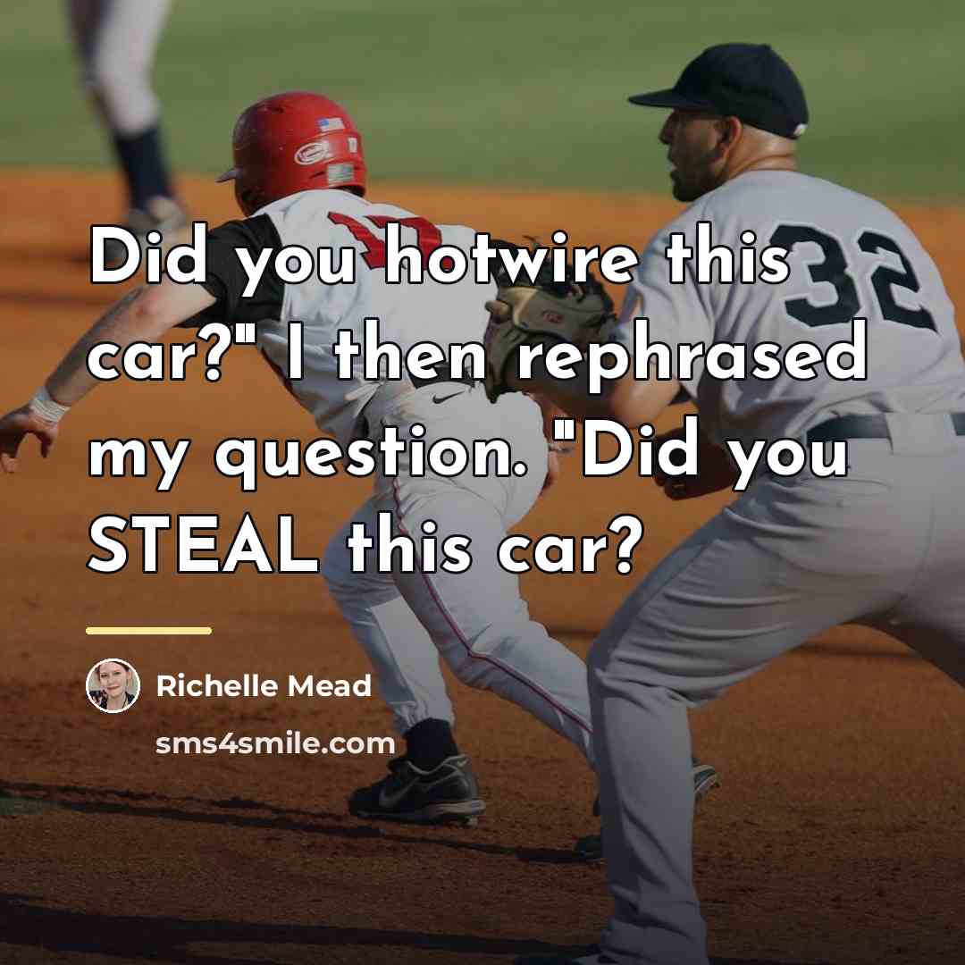 “Did you hotwire this car?" I then rephrased my question.…” quote by Richelle Mead