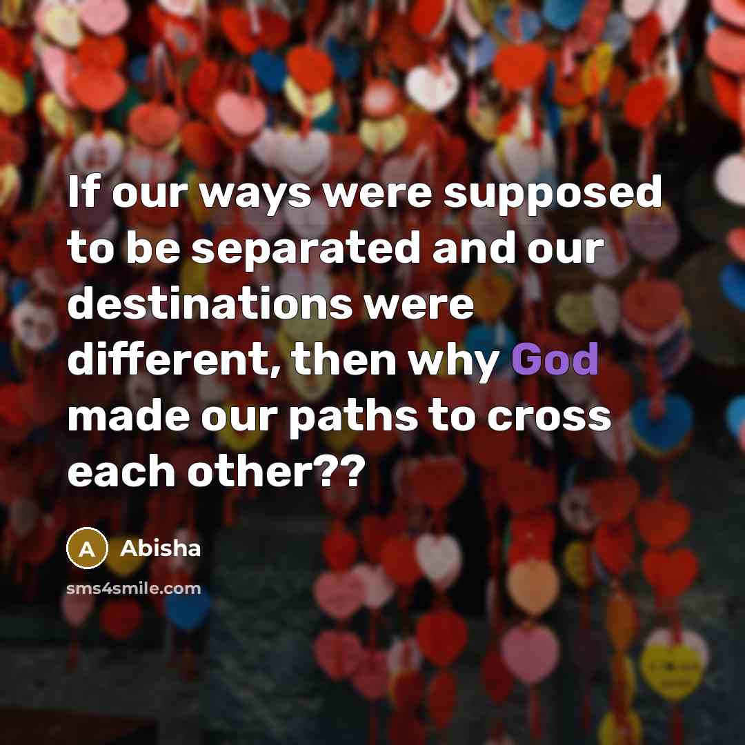 “If our ways were supposed to be separated and our…” quote by Abisha