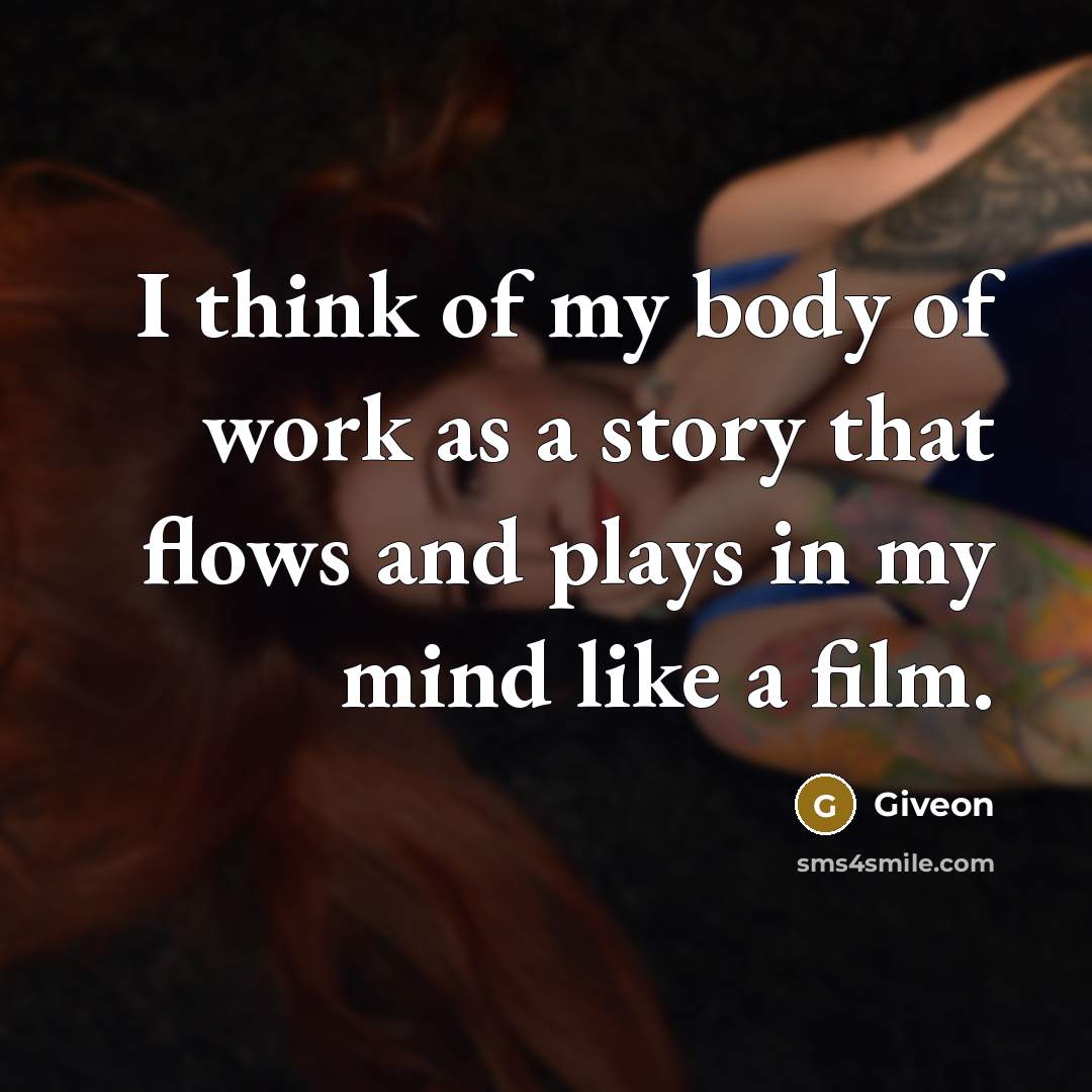 “I think of my body of work as a story…” quote by Giveon