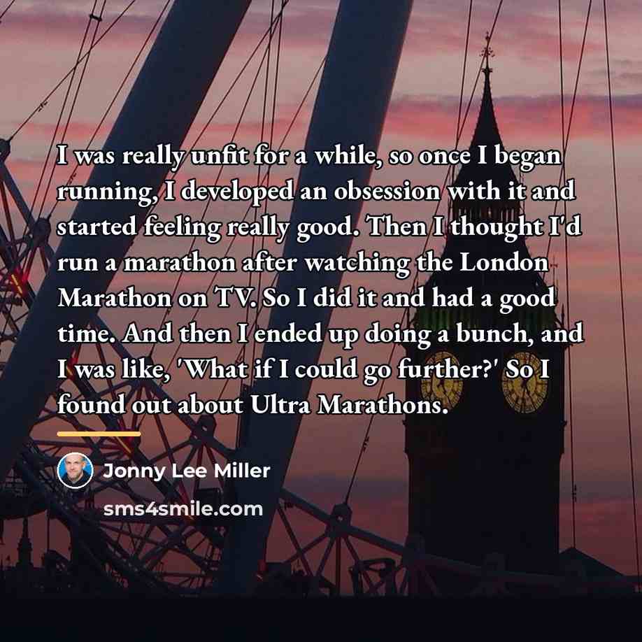 “I was really unfit for a while, so once I…” quote by Jonny Lee Miller