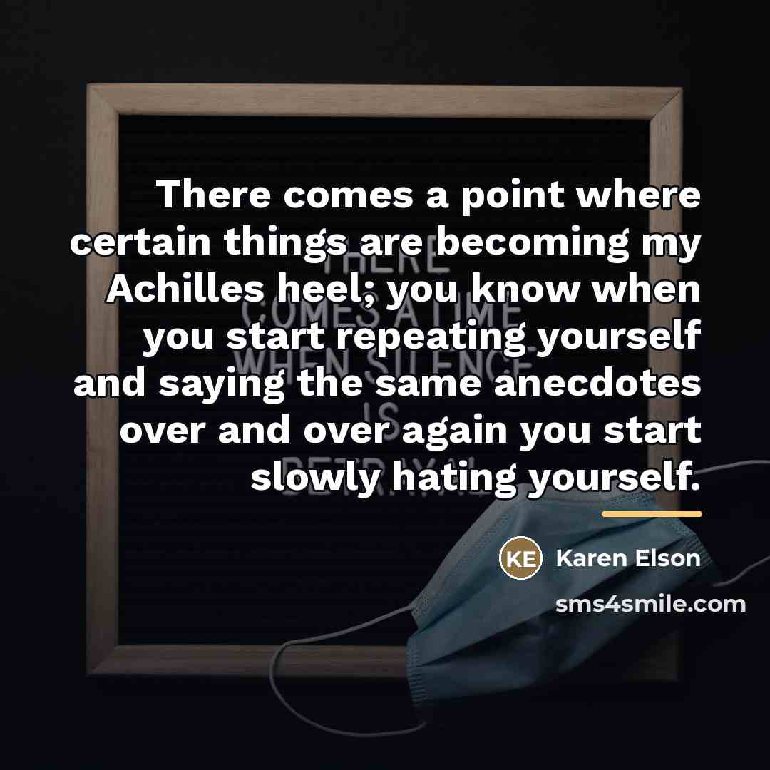 “There comes a point where certain things are becoming my…” quote by Karen Elson