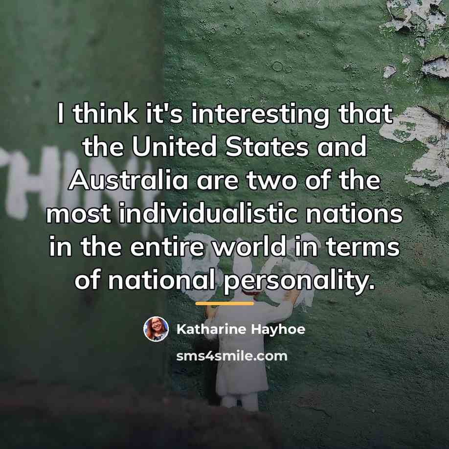 “I think it's interesting that the United States and Australia…” quote by Katharine Hayhoe