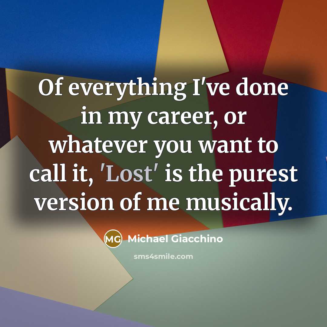 “Of everything I've done in my career, or whatever you…” quote by Michael Giacchino