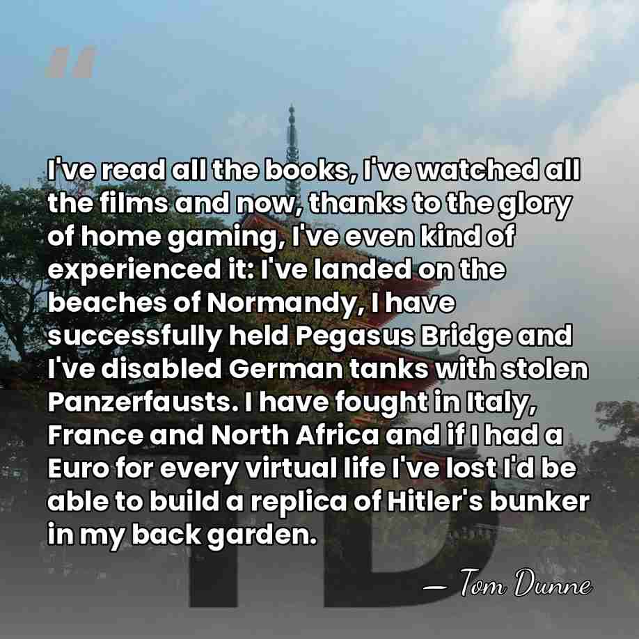 I've read all the books, I've watched all the films and now,&hellip; - Tom Dunne