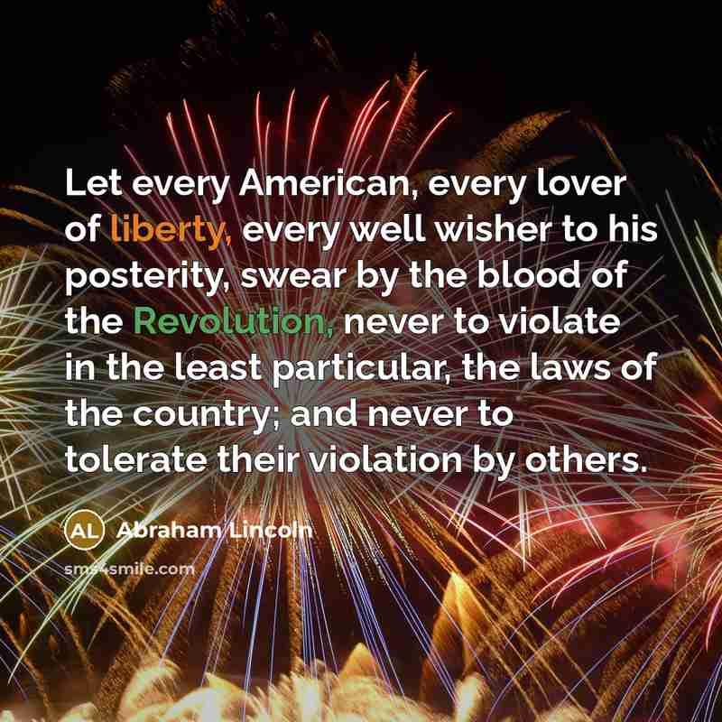 “Let every American, every lover of liberty, every well wisher…” quote by Abraham Lincoln