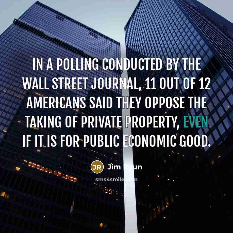 “In a polling conducted by the Wall Street Journal, 11…” quote by Jim Ryun