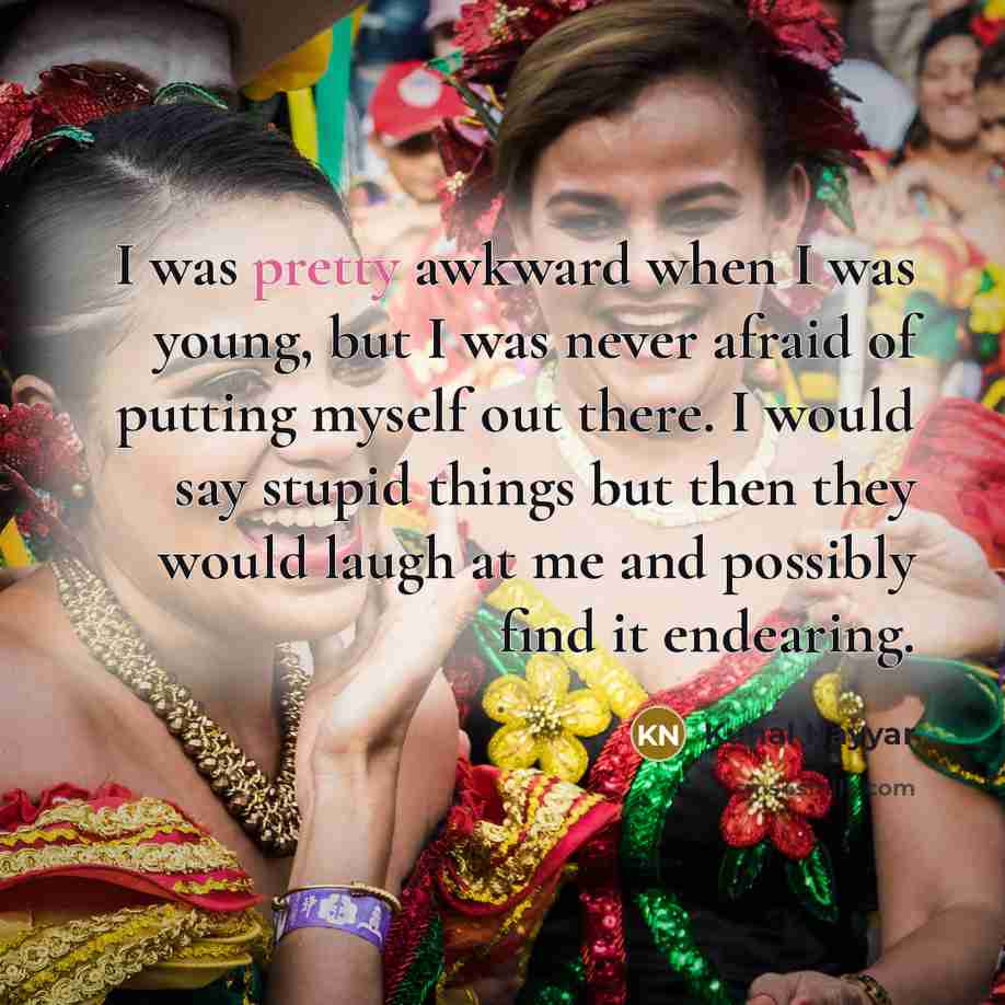 “I was pretty awkward when I was young, but I…” quote by Kunal Nayyar