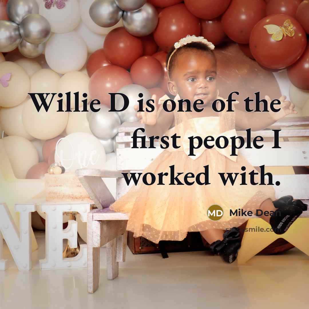 “Willie D is one of the first people I worked…” quote by Mike Dean