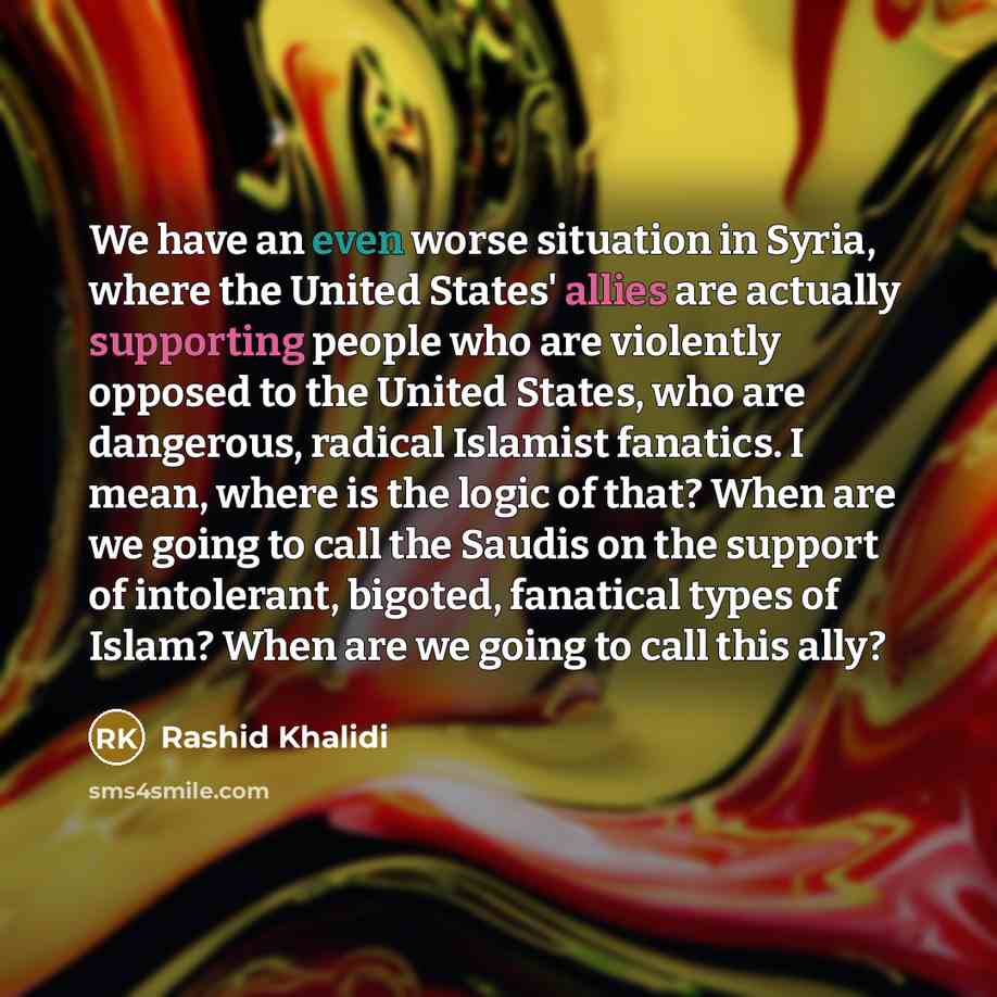 “We have an even worse situation in Syria, where the…” quote by Rashid Khalidi