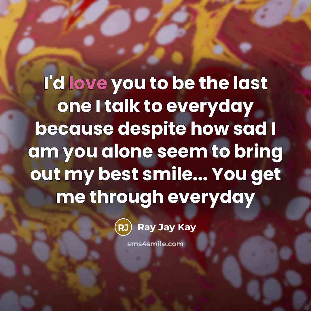 “I'd love you to be the last one I talk…” quote by Ray Jay Kay