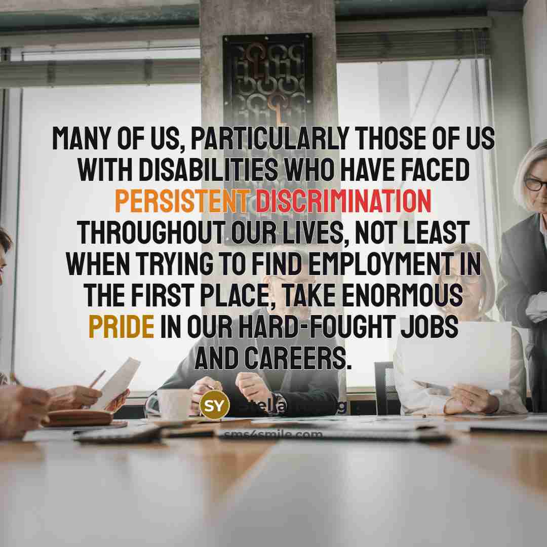 “Many of us, particularly those of us with disabilities who…” quote by Stella Young