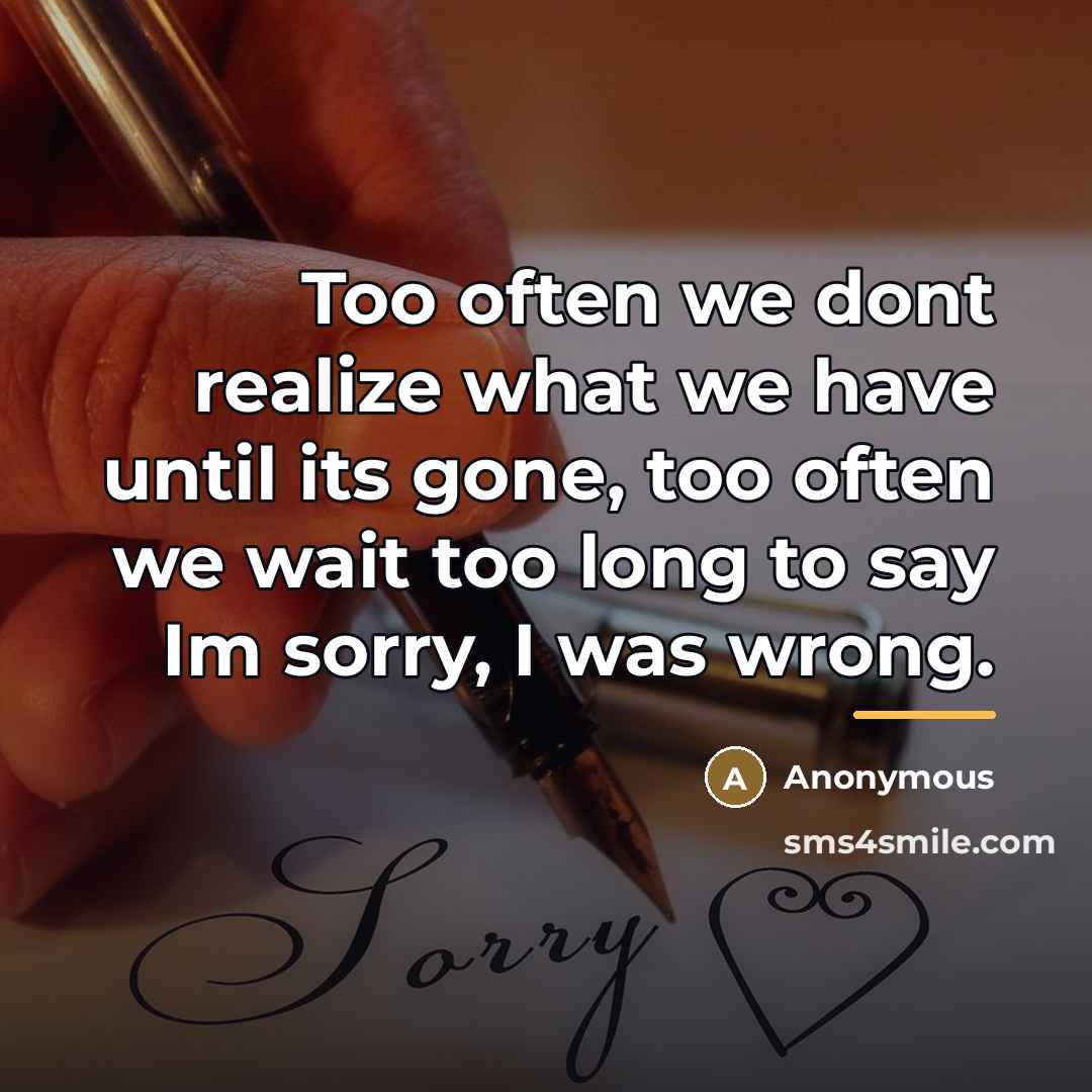 “Too often we dont realize what we have until its…” quote by Anonymous