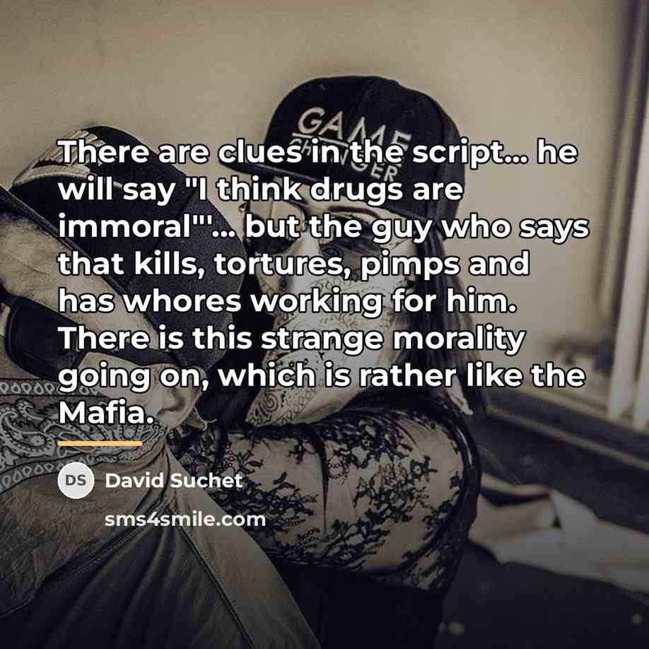 “There are clues in the script... he will say "I…” quote by David Suchet