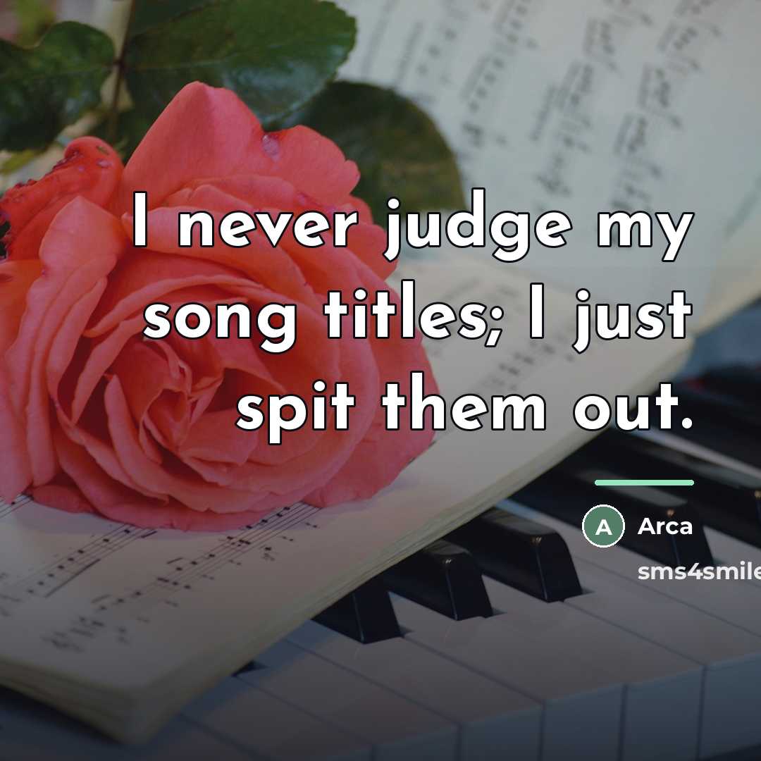 “I never judge my song titles; I just spit them…” quote by Arca