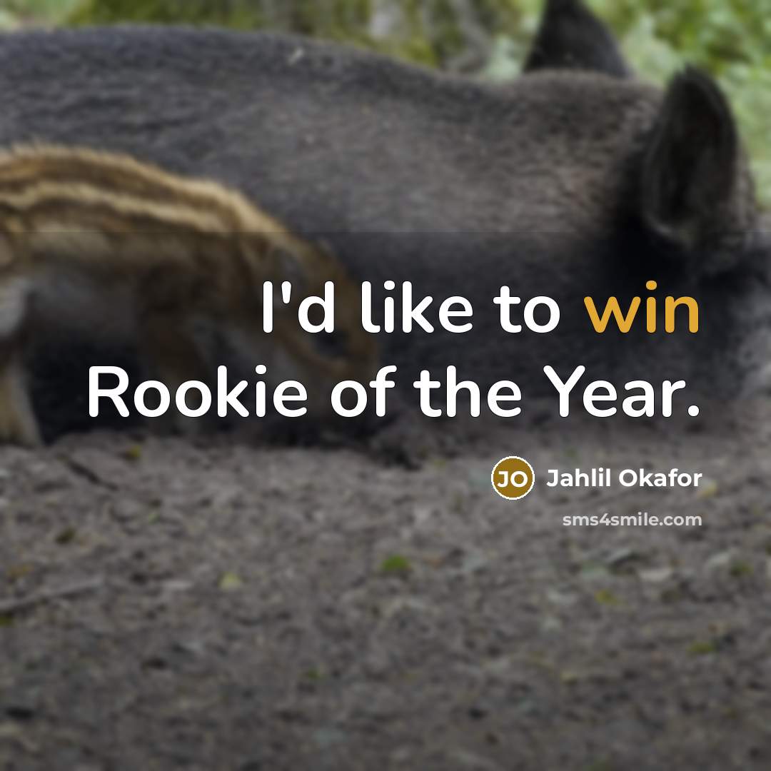 “I'd like to win Rookie of the Year.…” quote by Jahlil Okafor