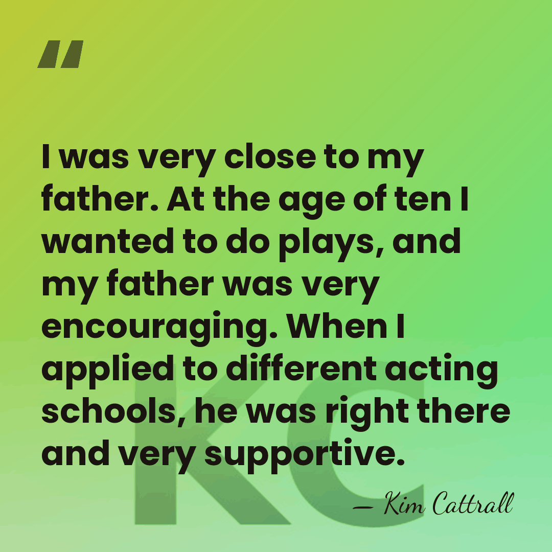 I was very close to my father. At the age of ten&hellip; - Kim Cattrall