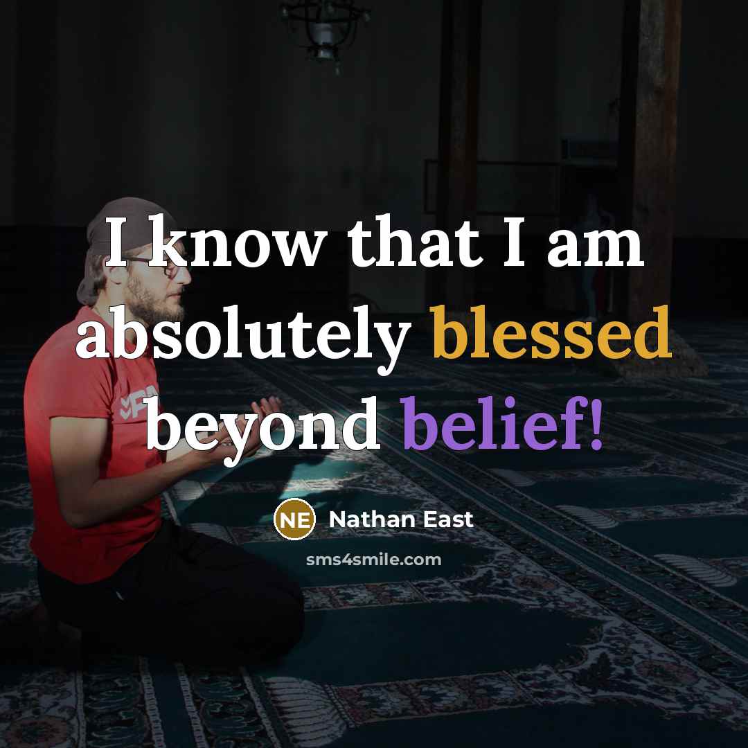 “I know that I am absolutely blessed beyond belief!” quote by Nathan East