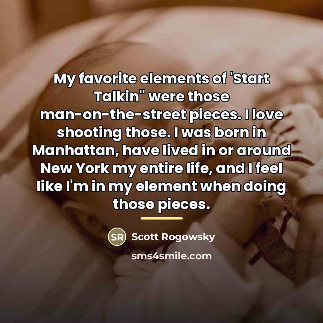 “My favorite elements of 'Start Talkin'' were those man-on-the-street pieces.…” quote by Scott Rogowsky