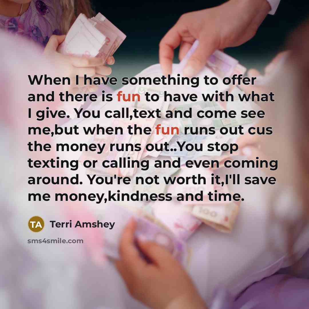 “When I have something to offer and there is fun…” quote by Terri Amshey